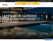 Tablet Screenshot of idealight.it